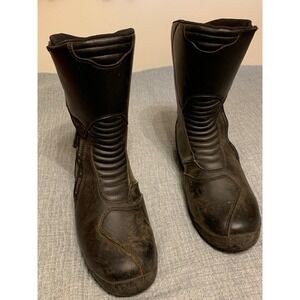 Alpha Touring Waterproof Motorcycle Boots Men's Size 12 US EUR 47